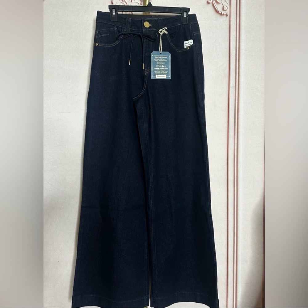 Democracy Women's Blue Wide-Leg Jeans - Picture 3 of 10
